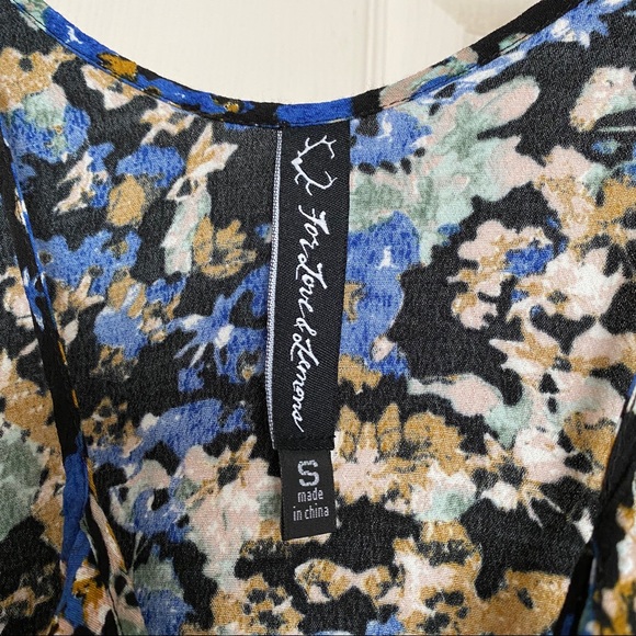For Love and Lemons size small watercolor dress - Picture 6 of 9